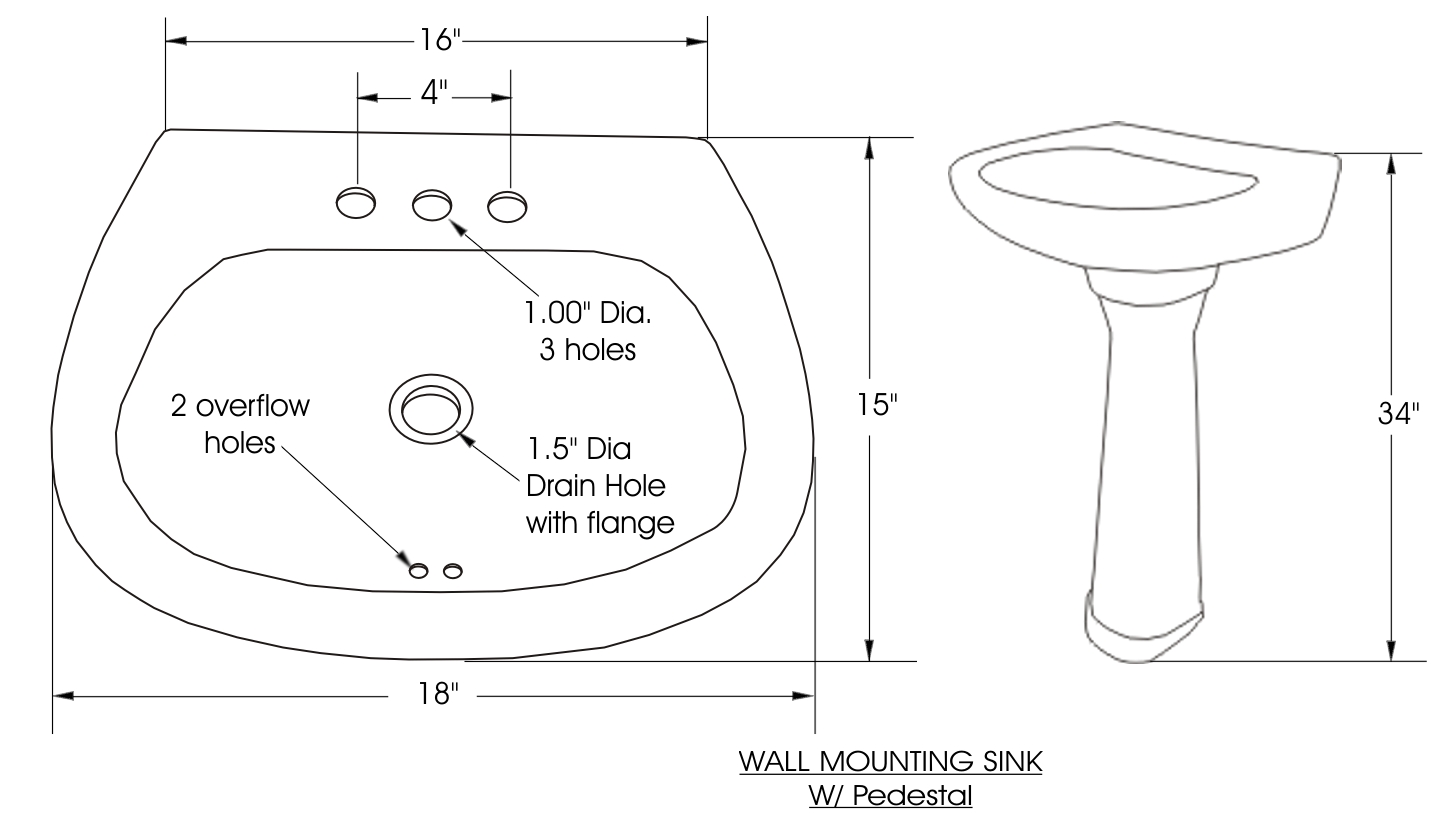 89 Alluring Standard Bathroom Sink Drain Hole Size With Many New Styles